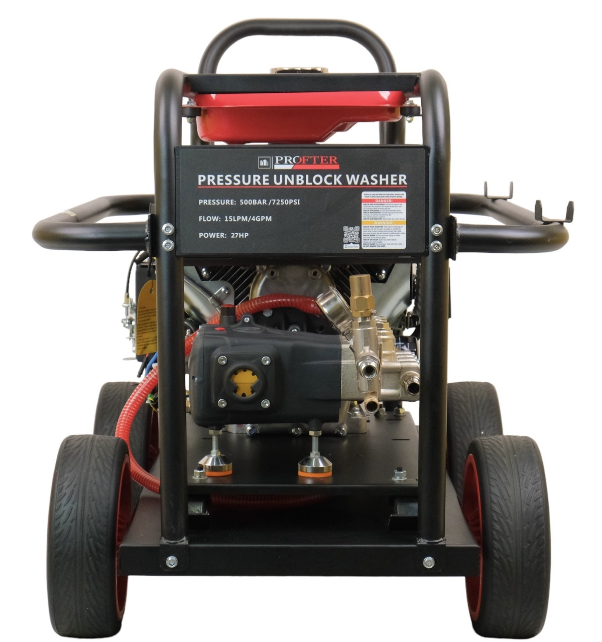 Бензинова професійна мийка високого тиску Profter GF-5015 (500 Бар 27к.с.). Фото 4
