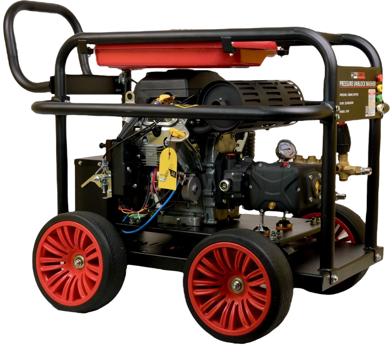 Професійна бензинова мийка високого тиску Profter GF-3522 (350 бар 27к.с.). Фото 6