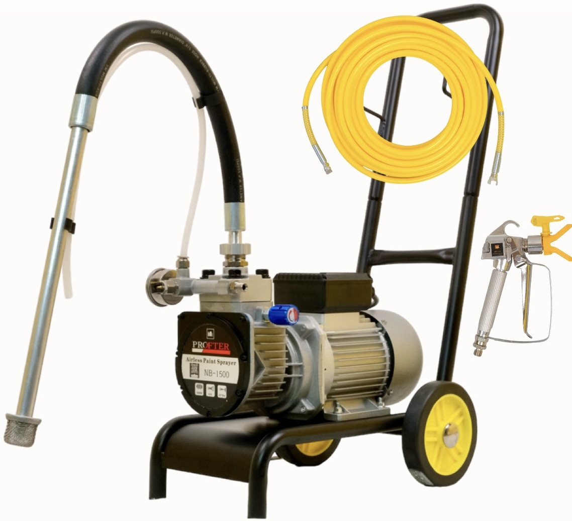 Безповітряний апарат для фарбувальних робіт Profter NB-1500 (1600 Вт. 4.0 л/хв.). Фото 1