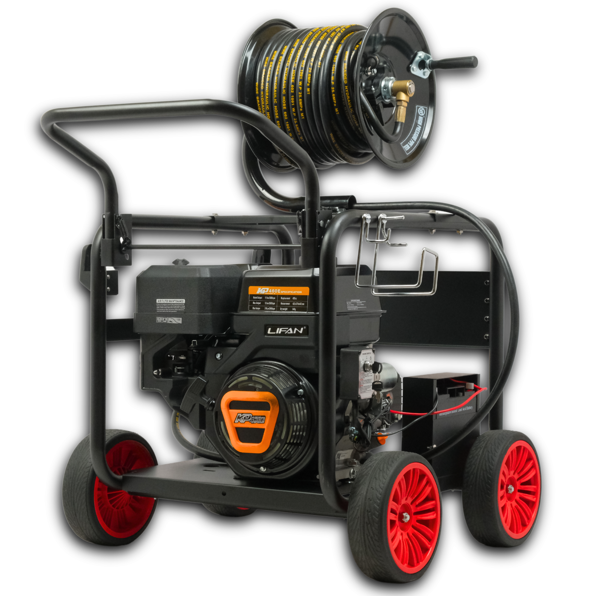 Гідродинамічна машина для прочистки труб Profter QK-1540 (150 бар.30м.) Бензинова мийка високого тиску. Фото 8