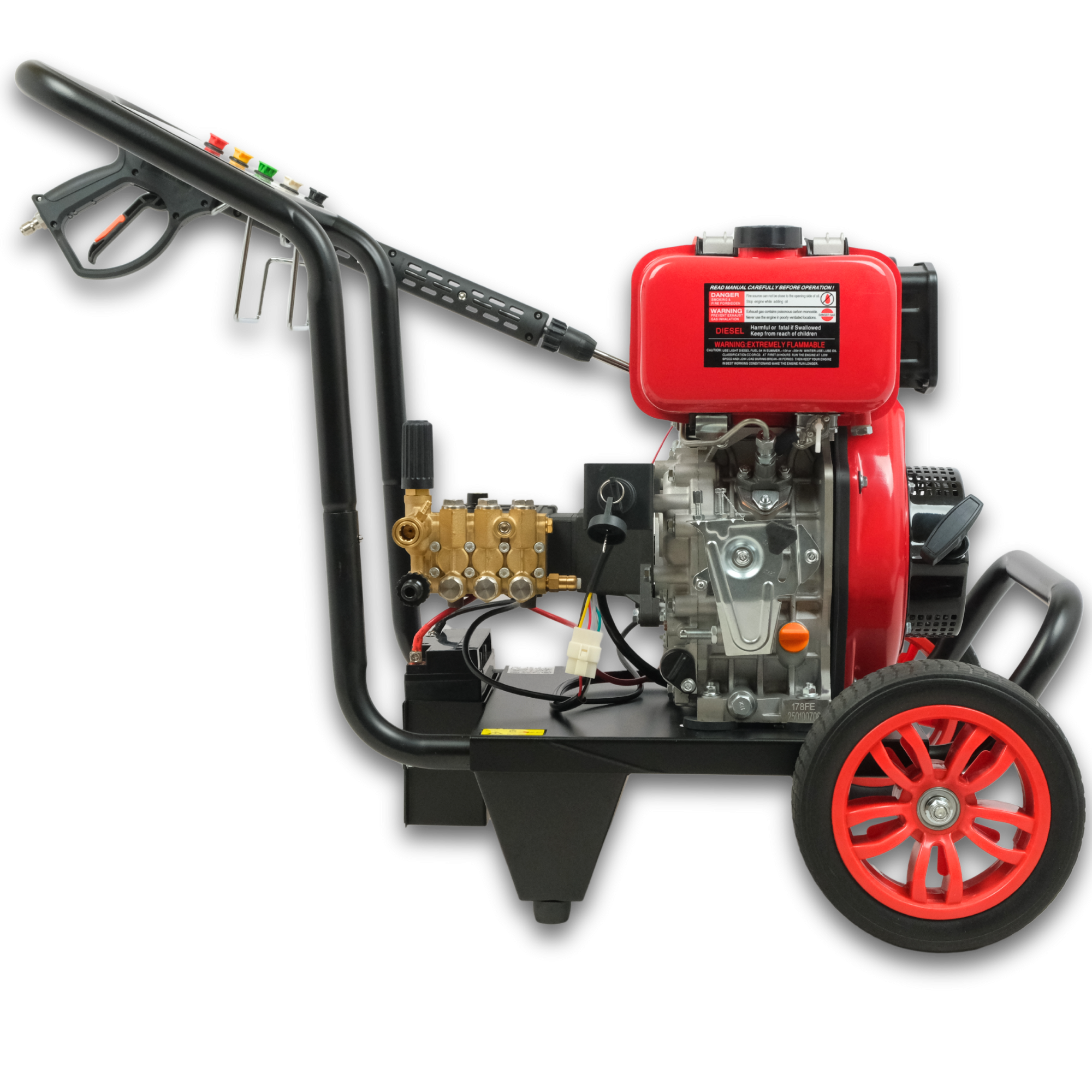 Дизельна мийка високого тиску Profter DE-200A (200 бар, 15 л/хв). Фото 7