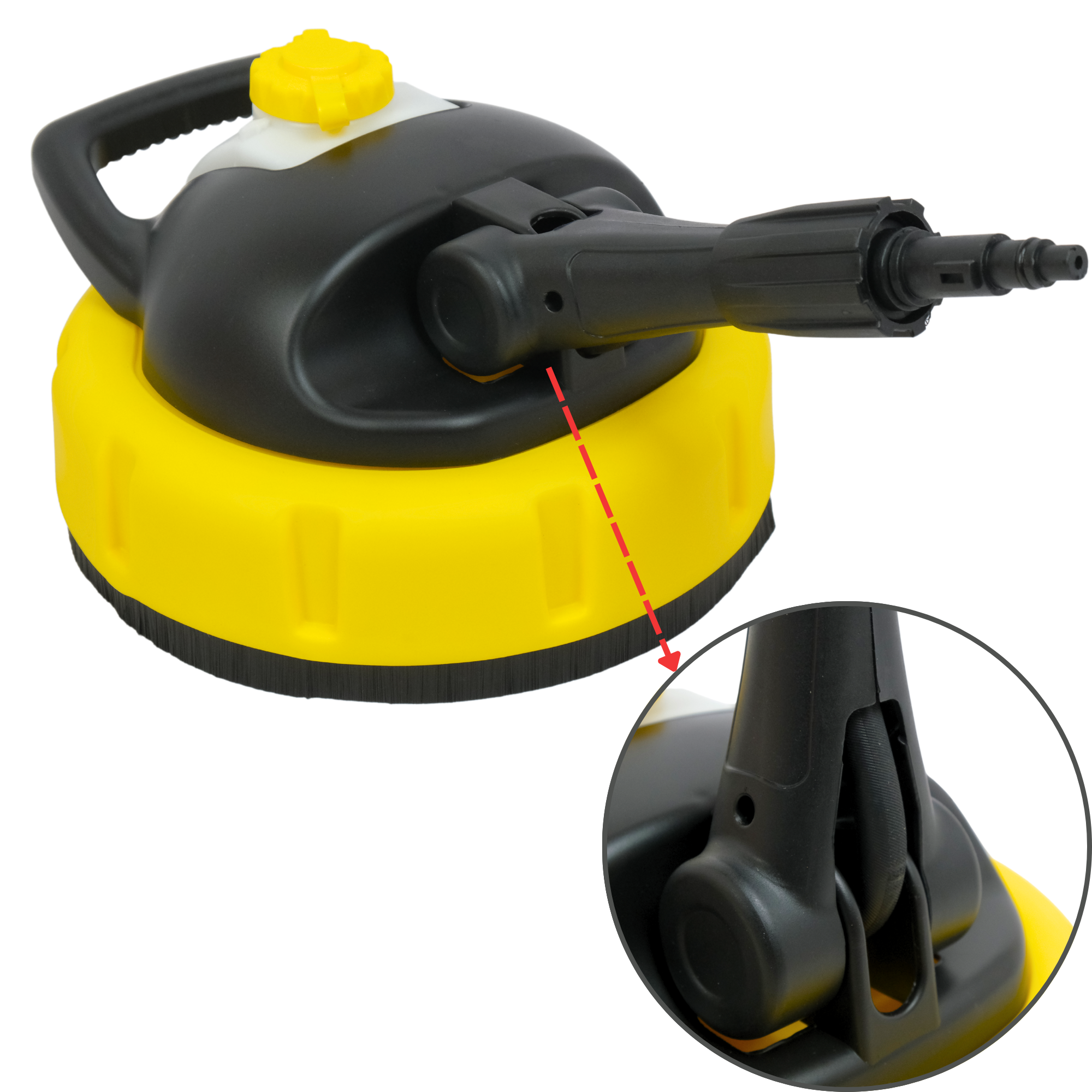 Щітка для килимів та плитки з бачком для хімії на мийку Karcher K2-K7 (В0801). Фото 4