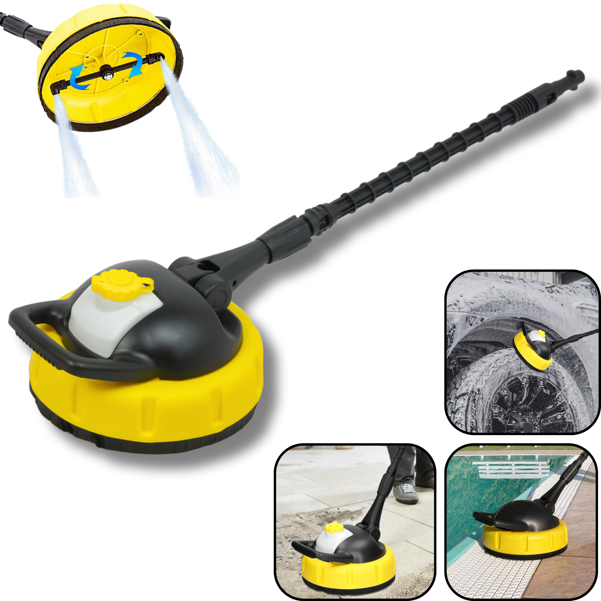 Щітка для килимів та плитки з бачком для хімії на мийку Karcher K2-K7 (В0801). Фото 1
