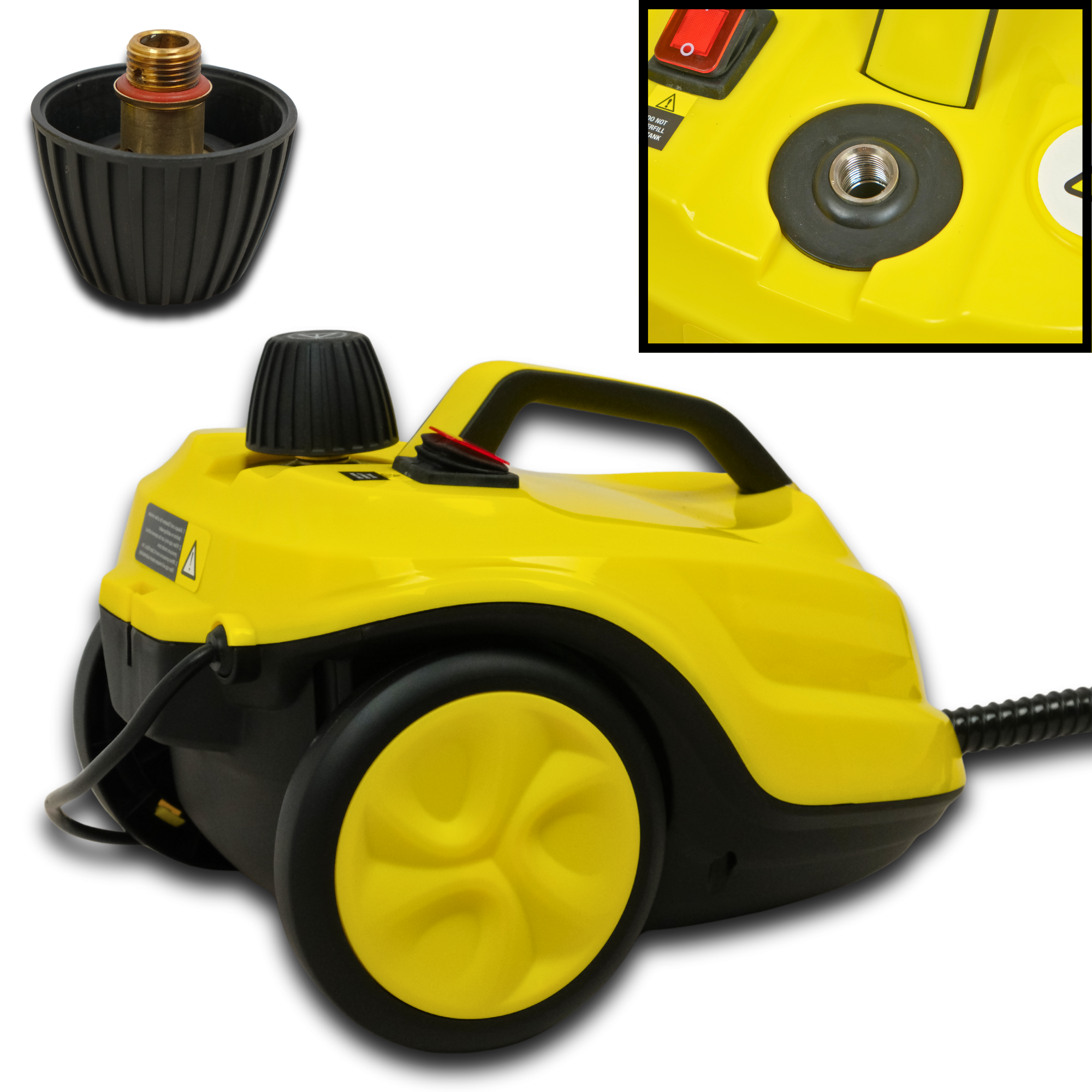 Пароочисник високого тиску  універсальний  Profter SC-618A ( 2000 Вт. 5 Бар) +6 насадок. Фото 4