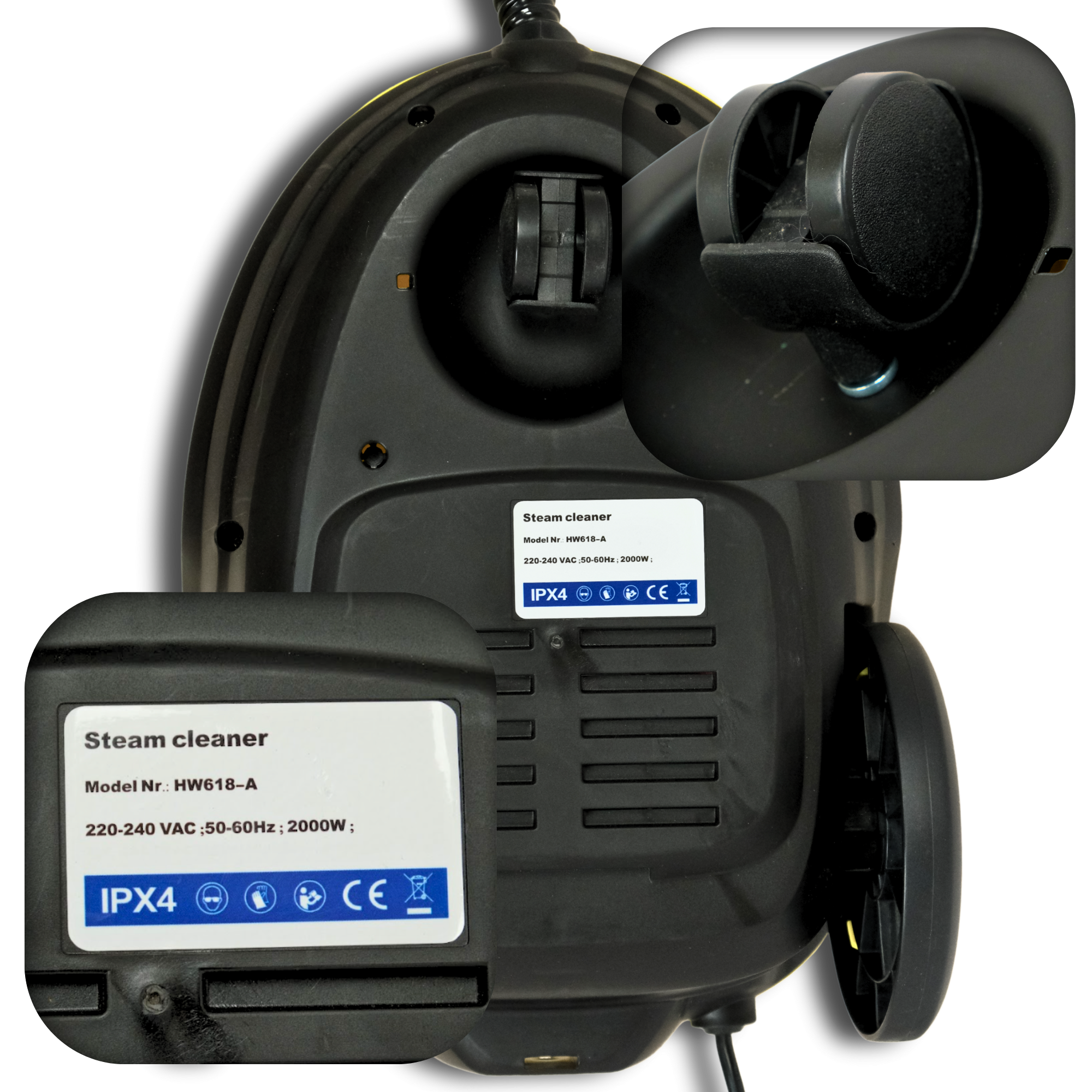Пароочисник високого тиску  універсальний  Profter SC-618A ( 2000 Вт. 5 Бар) +6 насадок. Фото 8