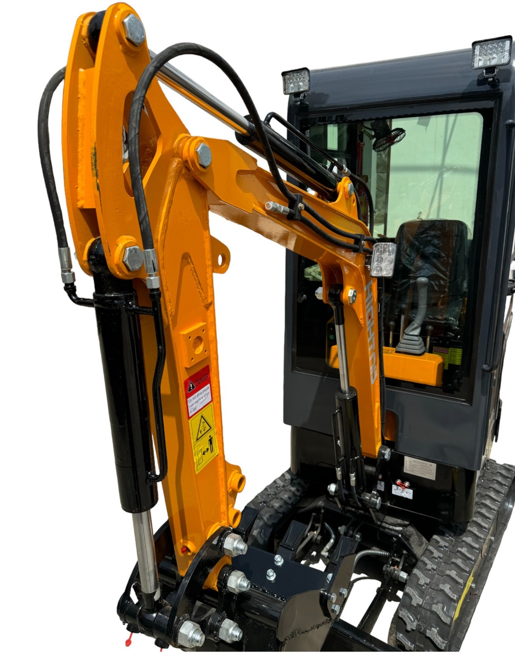Мініекскаватор мобільний Profter-HIGHTOP HT-10B (1000 кг 11.5 кс) із кабіною . Фото 6