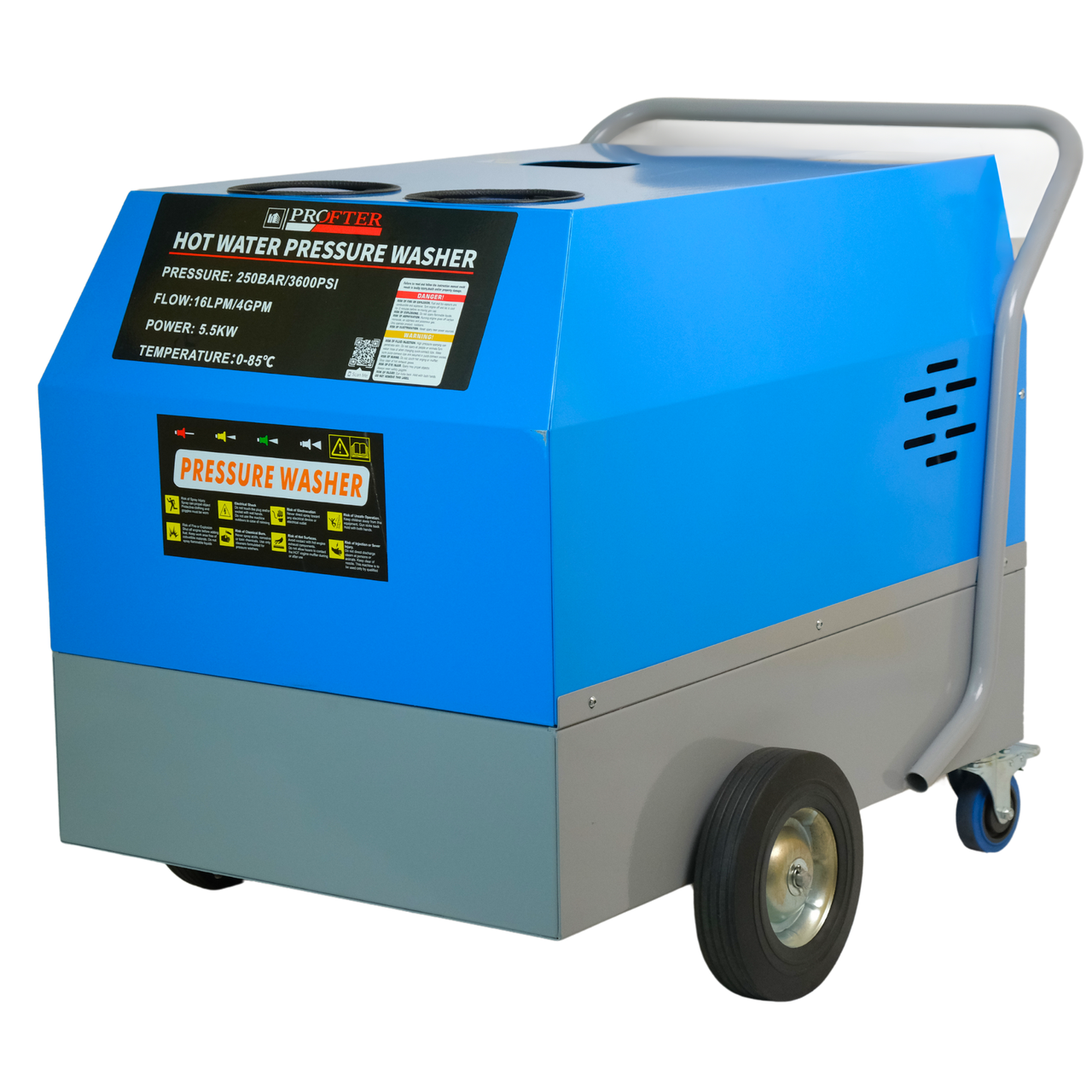 Мийка з підігрівом води високого тиску 250bar PROFTER BS-2516 (5.5 kw.960л.год.). Фото 2