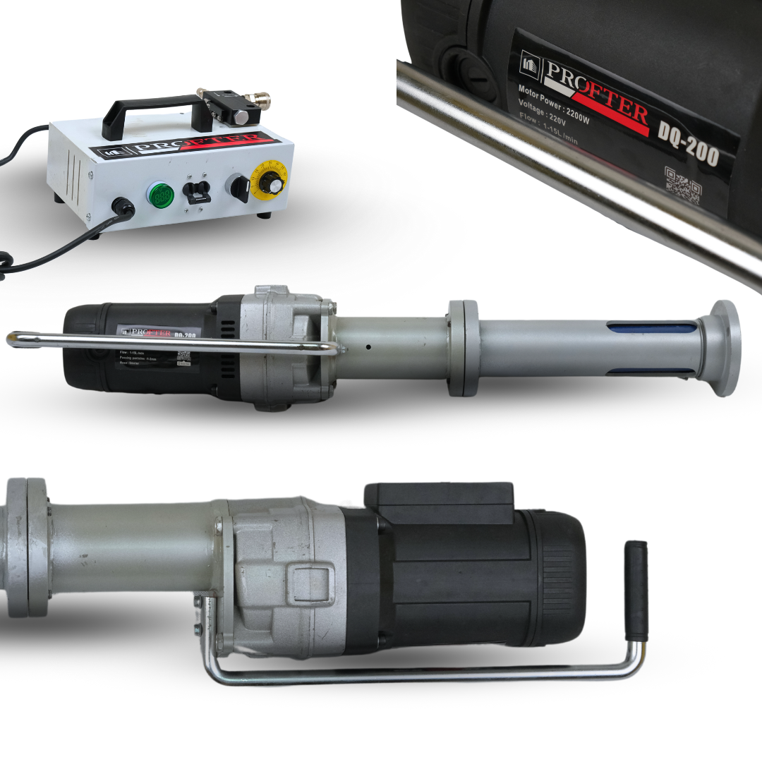 Мощный и надежный шнековий насос для штукатурки Profter DQ-200 (2200 Вт 1-15л/м). Фото 7