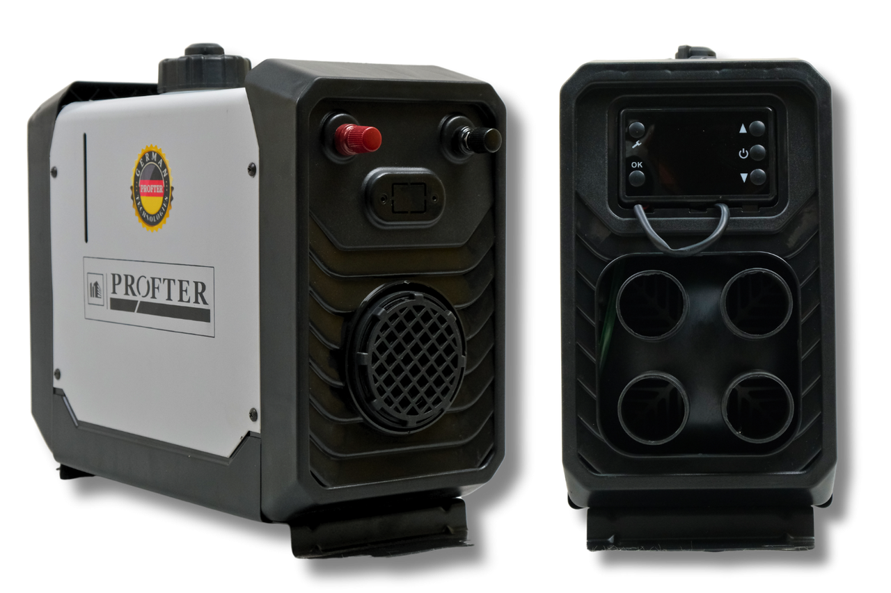Универсальный атономный дизельный отопитель Profter XT-5000 White 220V (12-24V). Фото 8