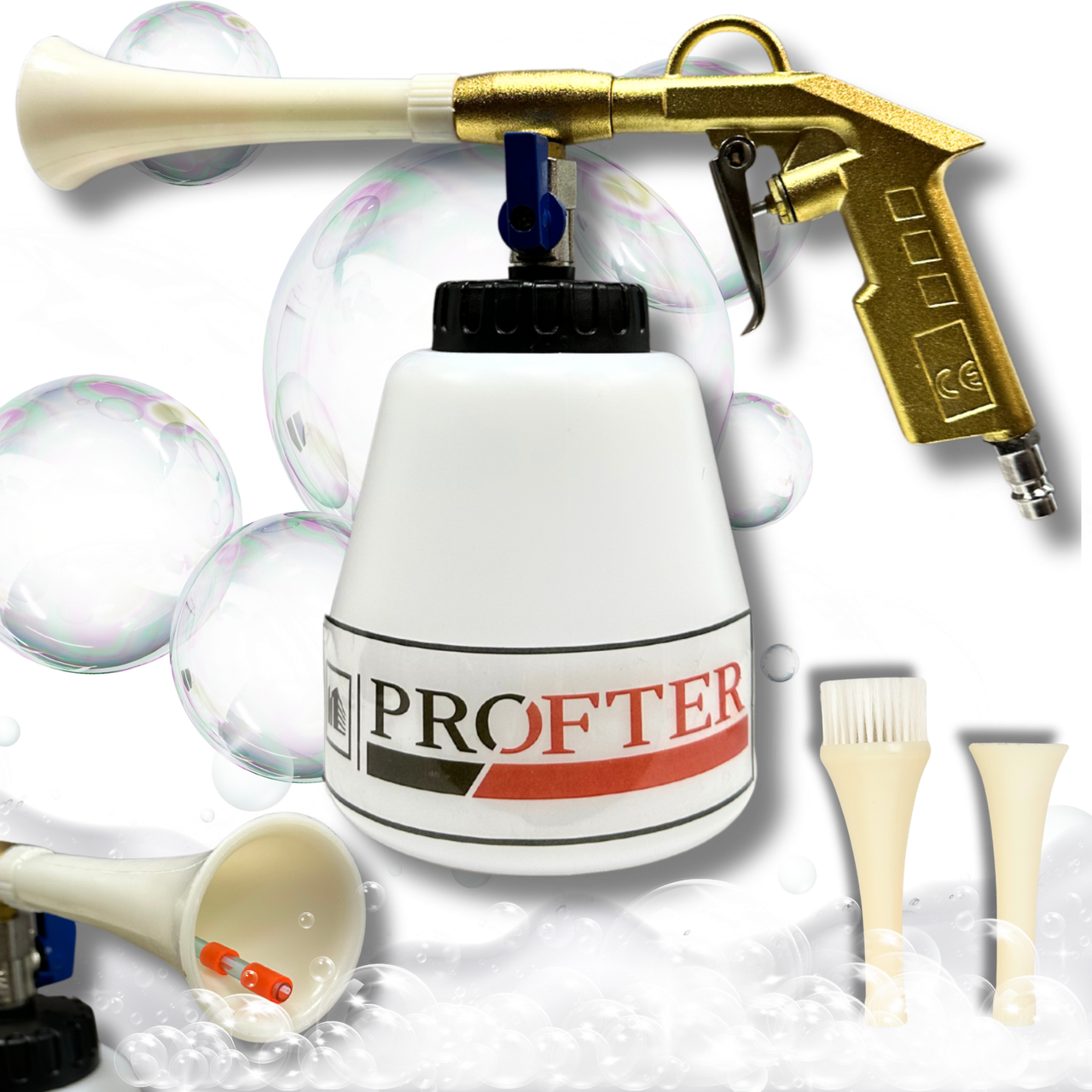 Торнадор Profter G 011 Gold для автомобильной чистки. Фото 1