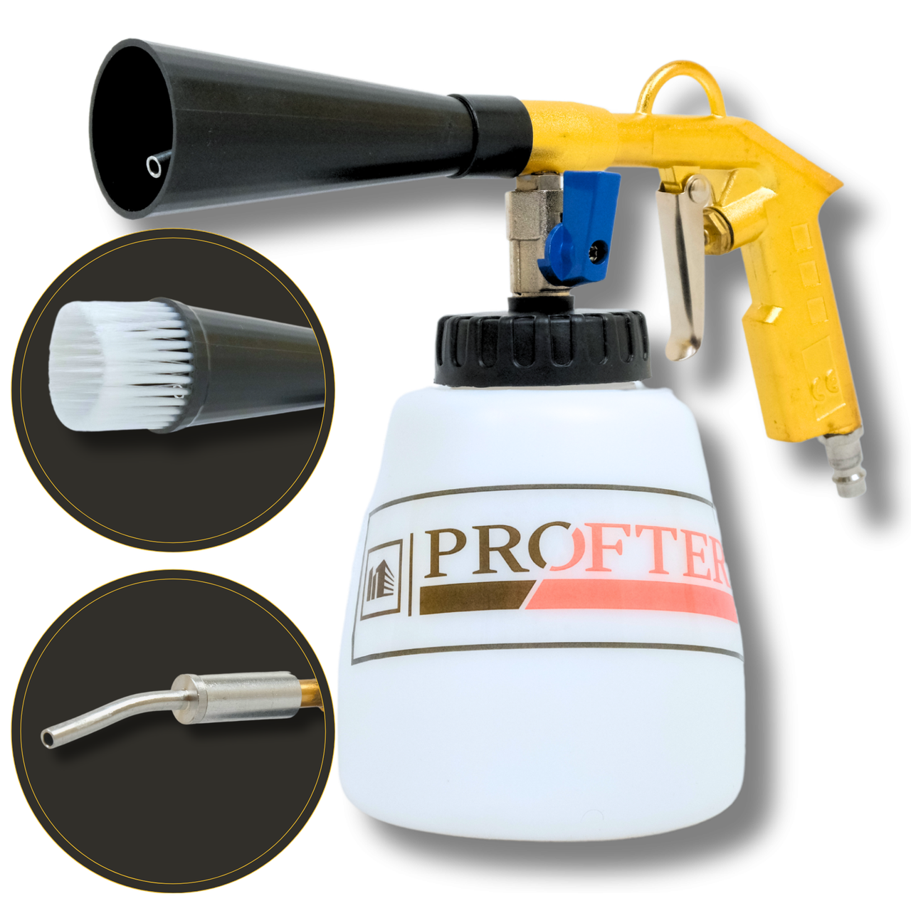 Профессиональный торнадор Profter G 019 Gold для химчистки автомобилей. Фото 4