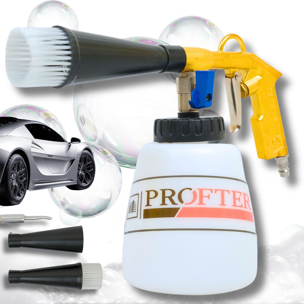 Профессиональный торнадор Profter G 019 Gold для химчистки автомобилей. Фото 6